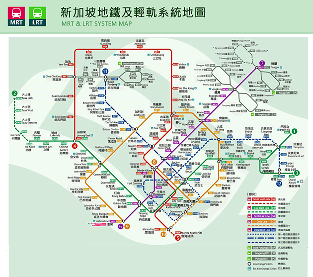 新加坡 地鐵圖下載