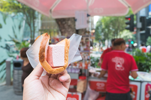 新加坡美食 三明治冰淇淋