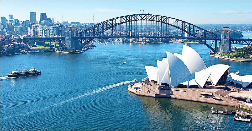 雪梨歌劇院－藍天綠地大海包圍的世遺