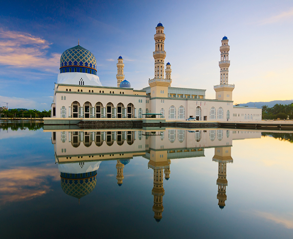 馬來西亞旅遊 沙巴水上清真寺