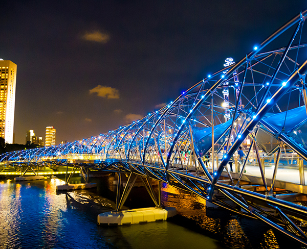 新加坡 濱海灣雙螺旋橋