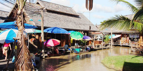 泰國旅遊 四方水上市場